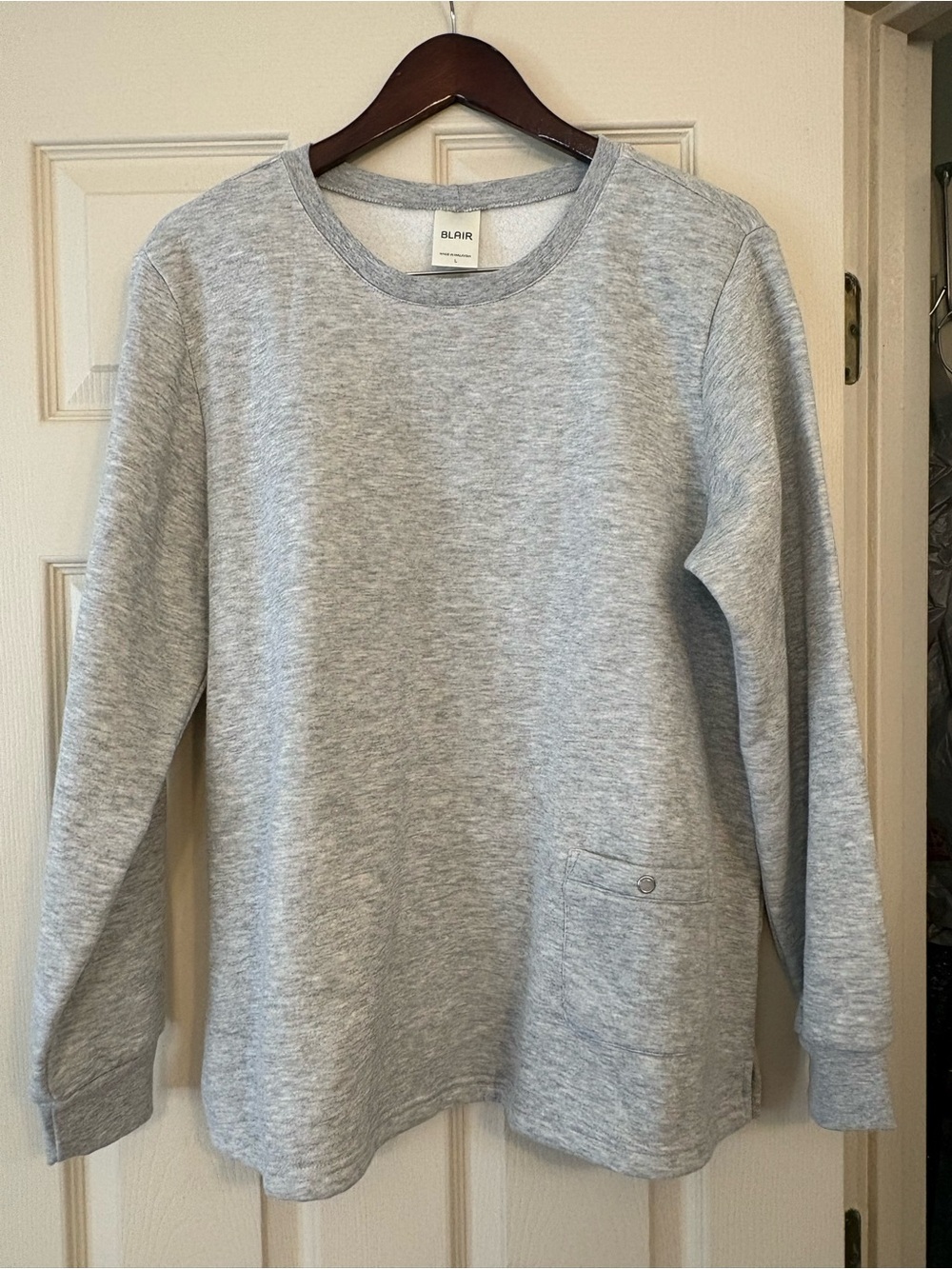 Blair Light Heather Gray Pullover Sweatshirt - Picture 1 of 4